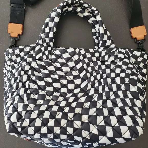 MZ WALLACE Small Metro Tote Deluxe, Checkerboard - Picture 6 of 13